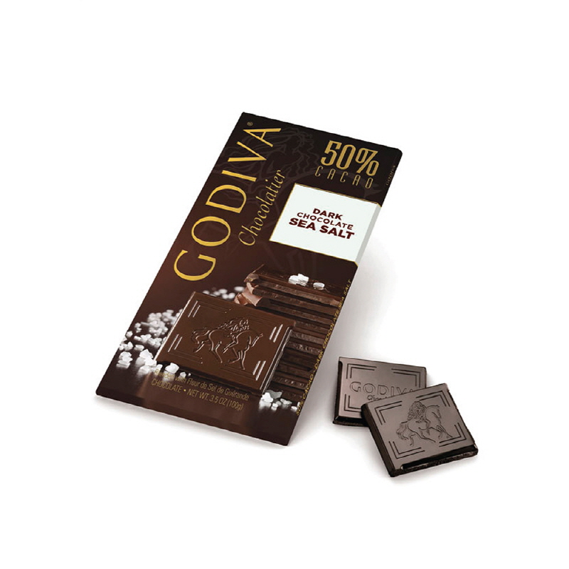 GODIVA DARK 50 SEA SALT TABLET
