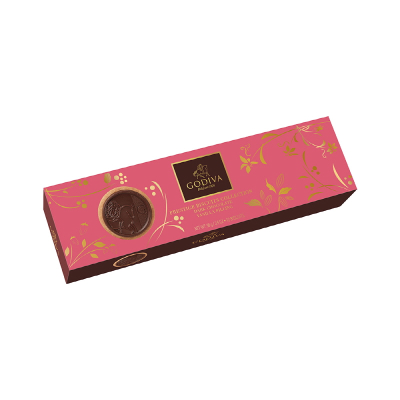 GODIVA BISCUITS VANILLA DARK CHOCOLAT