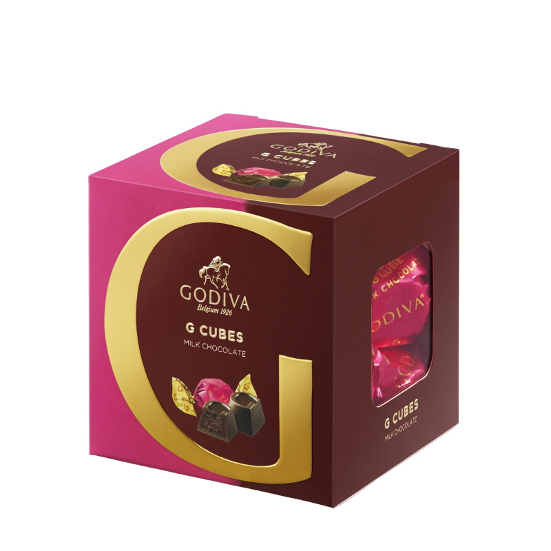 GODIVA G CUBE MILK CHOCOLATE